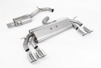Milltek Resonated Race Cat-Back Exhaust | VW Golf R MK7.5-Polished Tips