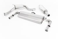 Milltek Resonated Cat-Back Exhaust | VW Golf MK7.5 GTI-Burnt Titanium Tips