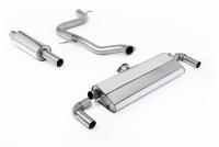 Milltek Resonated Cat-Back Exhaust | VW Golf MK7.5 GTI-Cerakote Black Tips