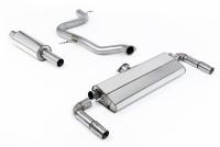 Milltek Resonated Cat-Back Exhaust | VW Golf MK7.5 GTI-Burnt Titanium Tips