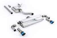 Milltek Resonated Cat-Back Exhaust | VW Golf MK7.5 GTI-Burnt Titanium Tips