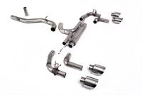Milltek 80mm Race Cat-Back Exhaust | VW Golf R MK8-Polished Tips