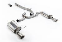 Milltek Non-Resonated Cat-Back Exhaust | VW Golf MK7 1.8TSI Alltrack-Titanium Tips