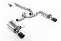 Milltek Non-Resonated Cat-Back Exhaust | VW Golf MK7 Alltrack 1.8TSI-Carbon Tips