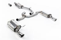 Milltek Resonated Cat-Back Exhaust | VW Golf MK7 Alltrack 1.8TSI-Polished Tips
