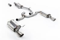 Milltek Resonated Cat-Back Exhaust | VW Golf MK7 Alltrack 1.8TSI-Titanium Tips