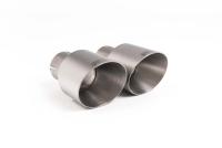 Milltek Non-Resonated Cat-Back Exhaust | VW Golf MK7 GTI-Brushed Titanium Tips