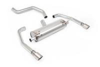 Milltek Resonated Cat-Back Exhaust | INEOS Quartermaster - Brushed Titanium Tips