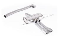 Milltek Non-Resonated Cat-Back Exhaust | Mini F66 Cooper S - Polished Tips