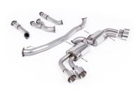 Milltek Non-Resonated Race Cat-Back Exhaust | Nissan GT-R R35 - Polished Tips