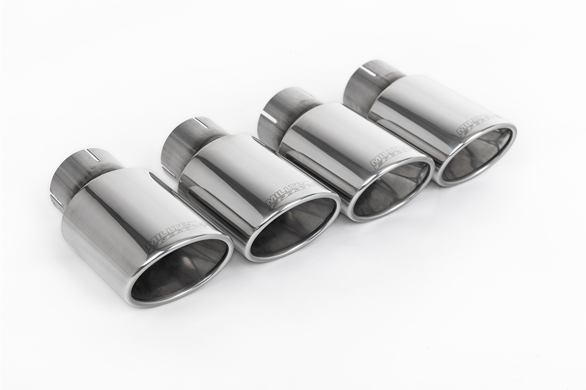 Milltek Resonated Cat-Back Exhaust | Audi S3 8V - Polished Tips