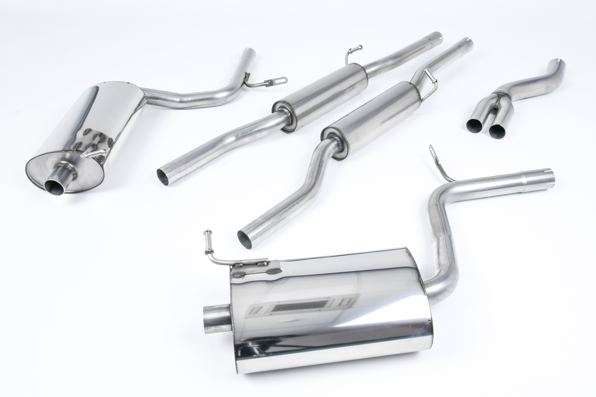 Milltek Resonated Cat-Back Exhaust | Audi B7 A4 2.0 TFSI Quattro - GT100 Tips