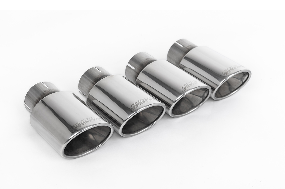 Milltek Resonated Cat-Back Exhaust | Audi MK3 TTS - Polished Tips