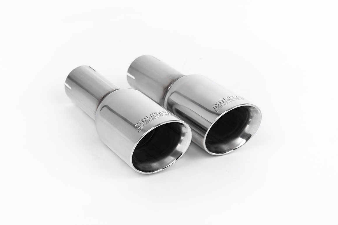 Milltek Resonated Cat-Back Exhaust | Audi A3 8P 2.0T FSI - GT-80 Polished Tips