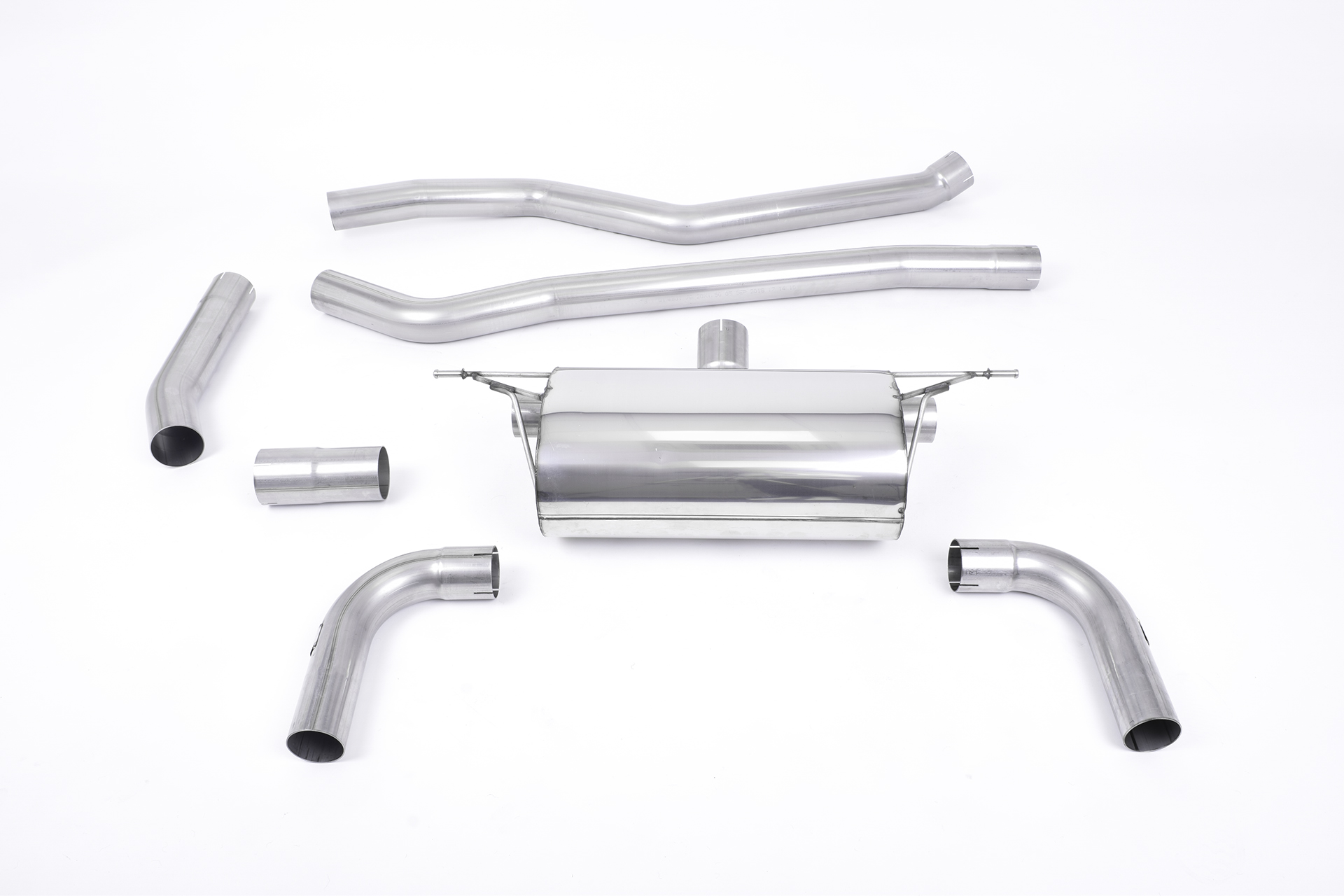 Milltek Non-Resonated Race Cat-Back Exhaust | BMW F30 320i M Sport - Polished Tips