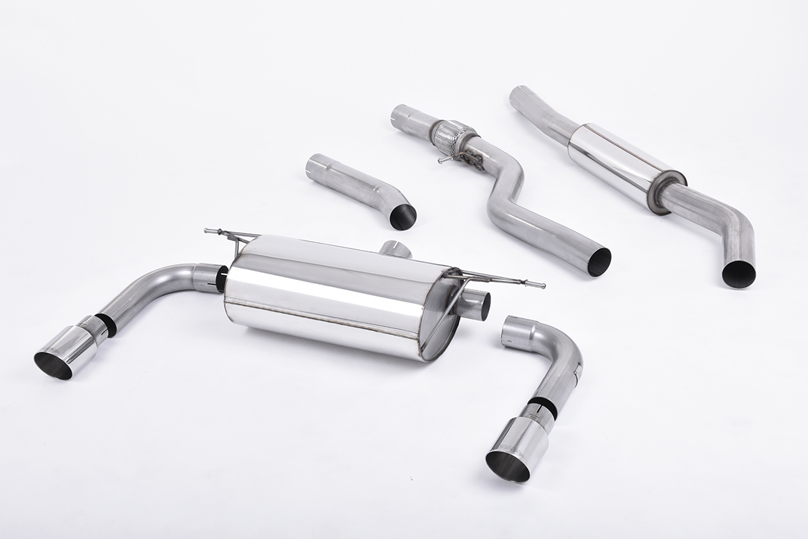 Milltek Resonated Cat-Back Exhaust | BMW F30 328i M Sport - Twin Polished Tips