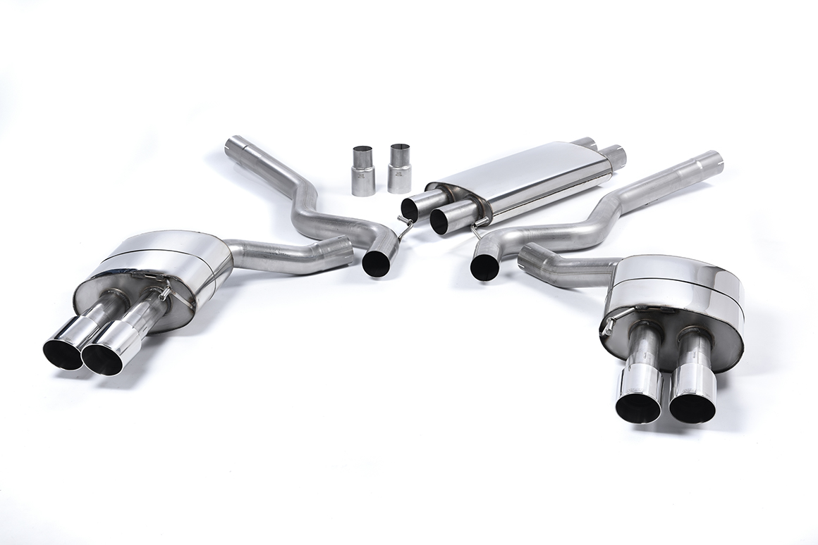 Milltek Resonated Cat-Back Exhaust | Ford Mustang 5.0 GT Fastback - Polished Tips