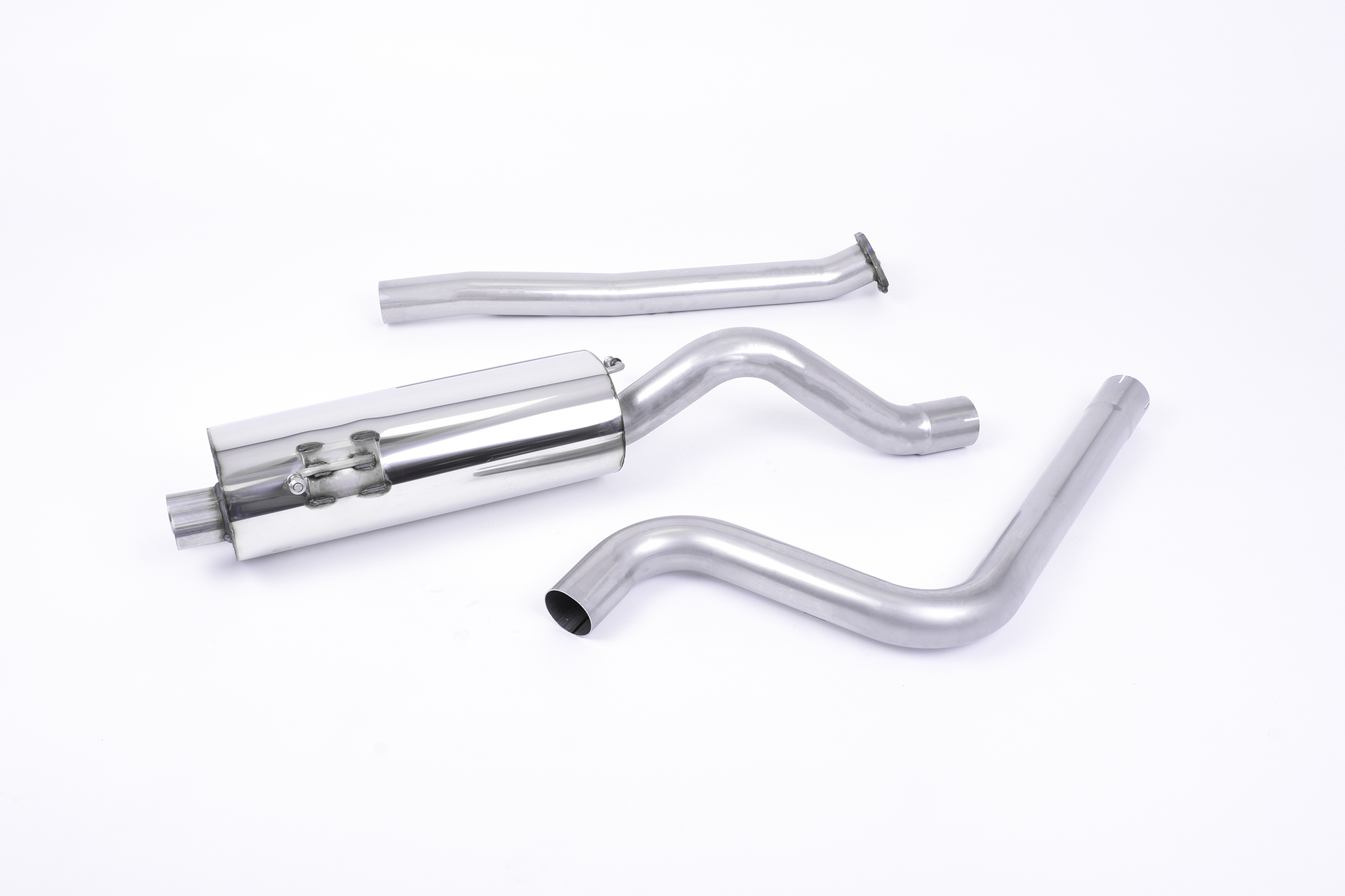 Milltek Non-Resonated Race Cat-Back Exhaust | Ford Fiesta MK7 ST - Burnt Titanium Tips