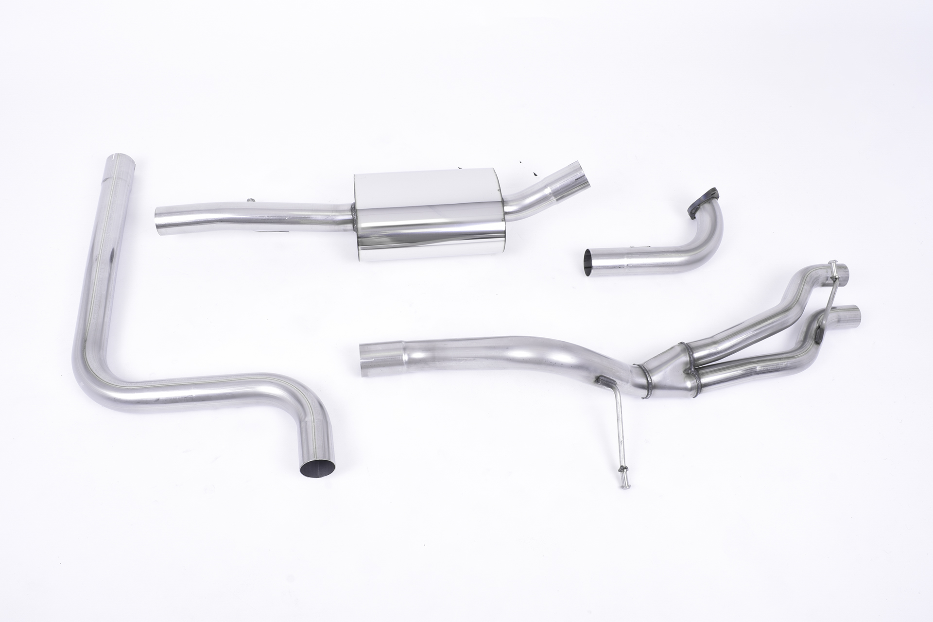 Milltek Road+ Cat-Back Exhaust | Ford Fiesta MK7 1.0T EcoBoost - Carbon Fibre Tips