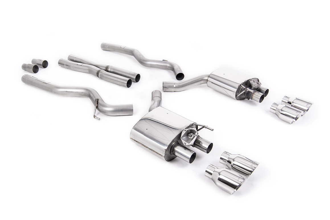 Milltek Cat-Back Exhaust | Ford Mustang 5.0 GT Fastback - Polished Tips