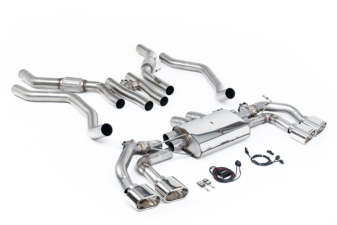 Milltek Valved 80mm OPF/GPF Back Exhaust | Range Rover Sport P530 L461 - Polished Oval Tips