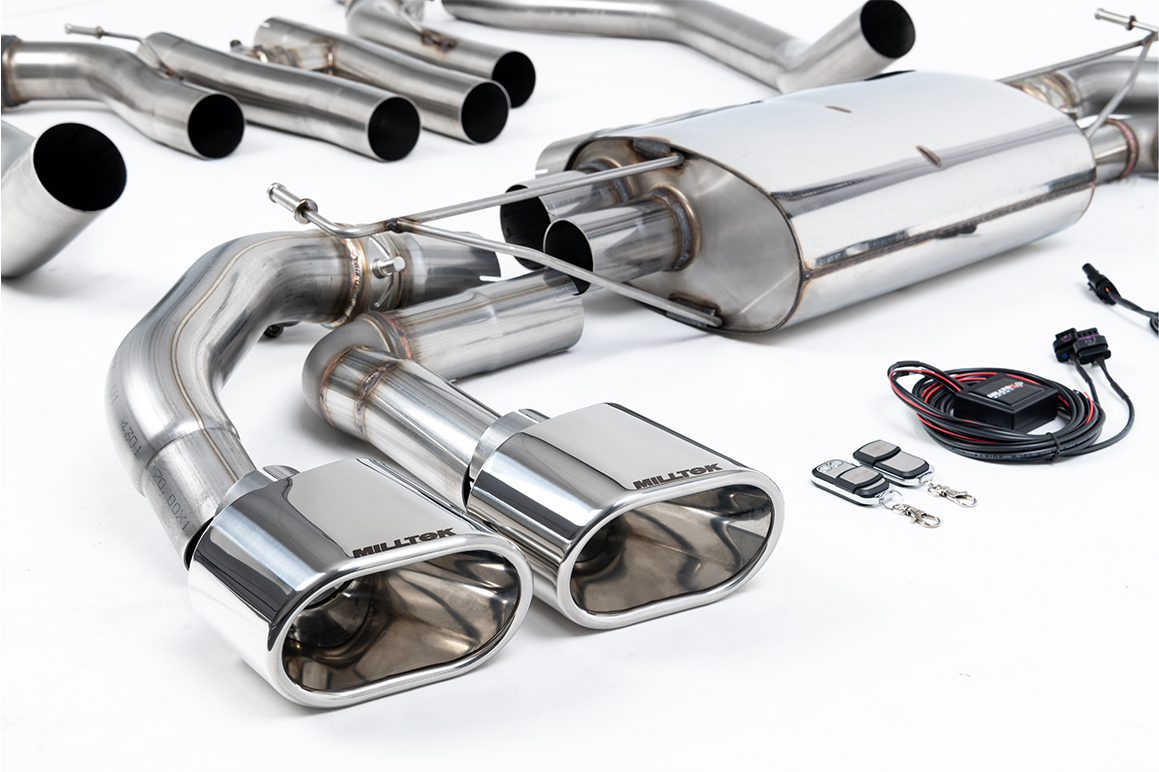 Milltek Valved 80mm OPF/GPF Back Exhaust | Range Rover Sport P530 L461 - Polished Oval Tips