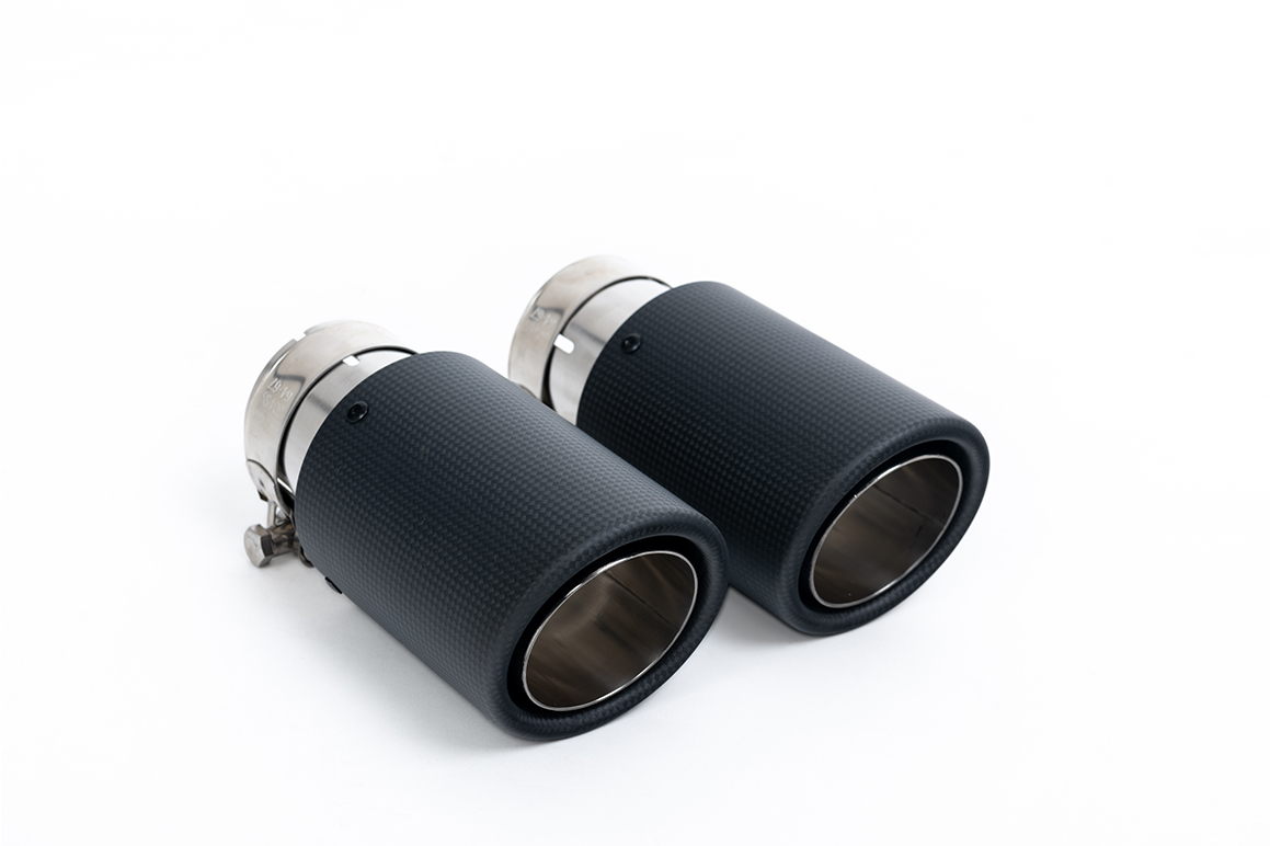 Milltek Valved Cat-Back Exhaust | Mini Cooper S F56 - Carbon Fibre Tips