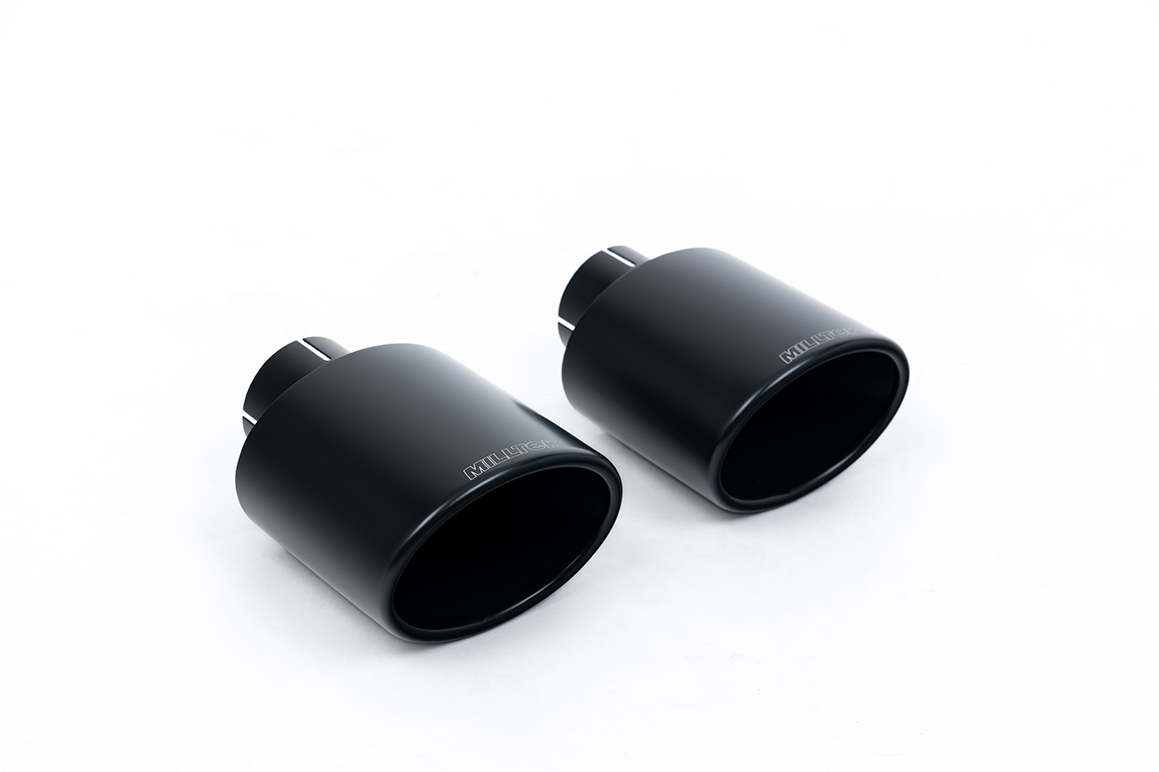 Milltek 80mm Road+ Cat-Back Exhaust | VW Golf MK8 GTI-Cerakote Black Tips