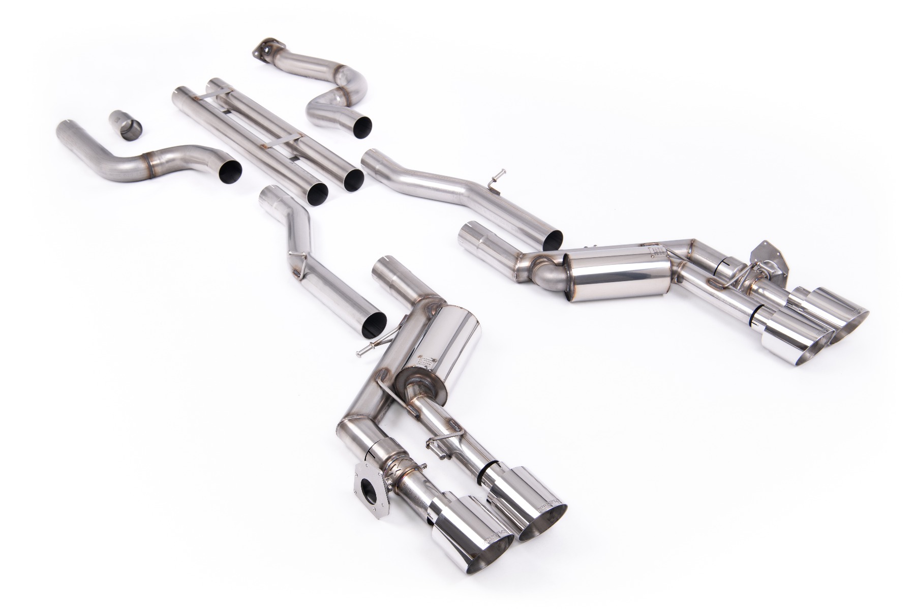 Milltek Valved Cat-Back Exhaust | Chevrolet Camaro SS Gen 6 - Polished Tips
