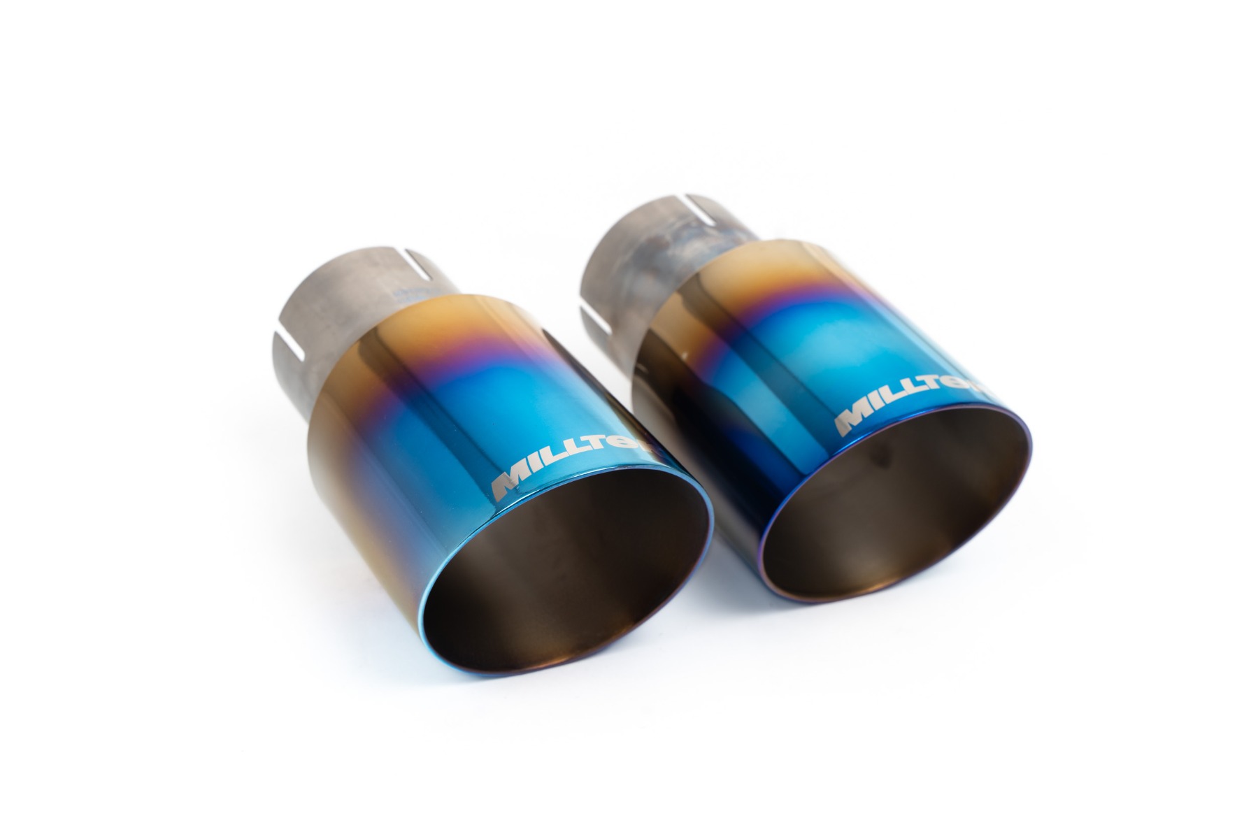 Milltek Non-Resonated Particulate Filter Back | INEOS Quartermaster - Burnt Titanium Tips